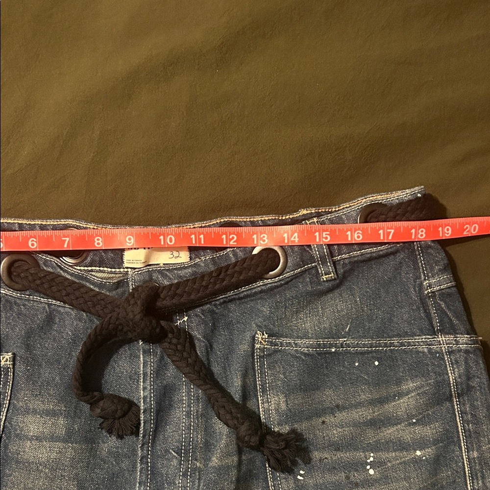 We The Free Moxie Dark Blue Wide Leg Jeans - Picture 3 of 13